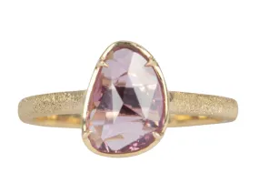 1.26ct GIA-Certified Natural Pink Sapphire Stacking Ring