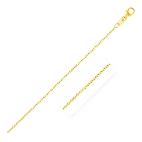 14k Yellow Gold 1.9mm Round Cable Link Chain - rx37637-16