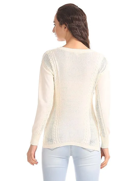 Aeropostale Cable Knit Sweater