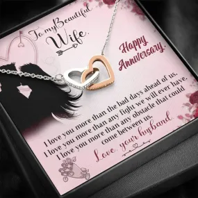 Anniversary Gift for Wife To My Wife Necklace