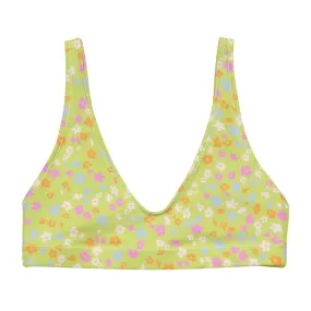 Lime Colada Eco Padded Bikini Top