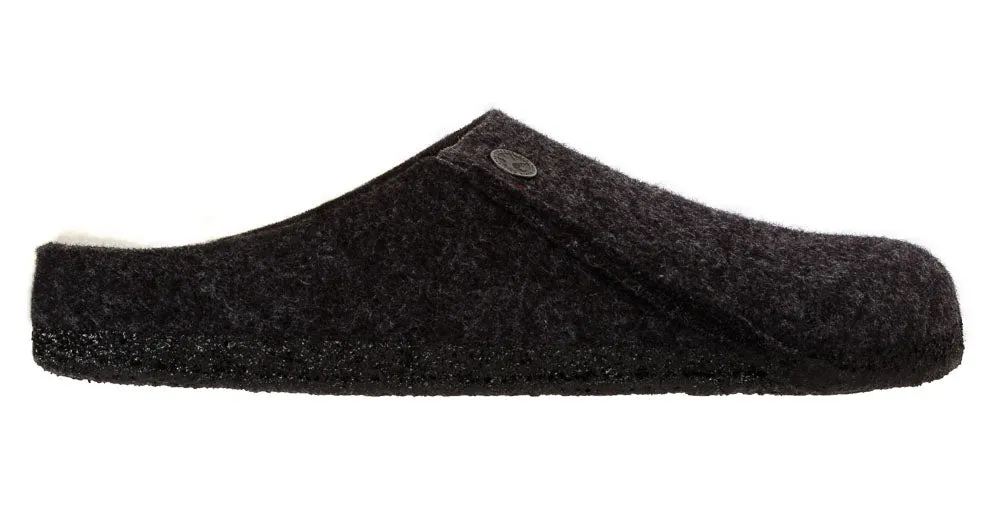 Anthracite Shearling Zermatt Slippers by Birkenstock