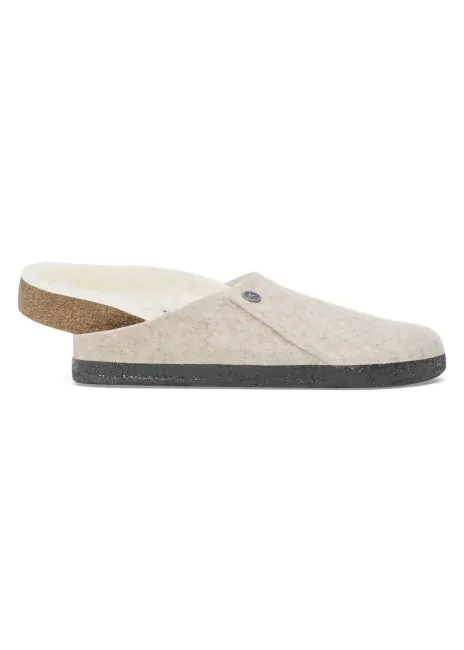 Zermatt Shearling Slippers Eggnog by Birkenstock