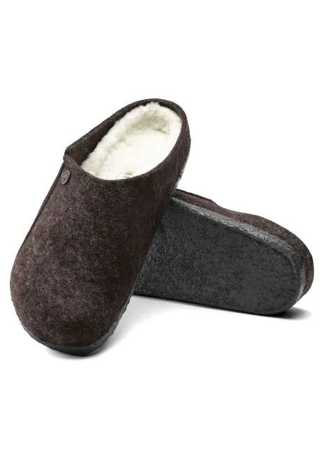 Birkenstock Zermatt Shearling Slippers Mocha