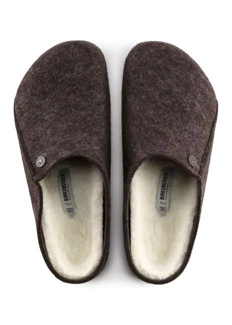 Birkenstock Zermatt Shearling Slippers Mocha