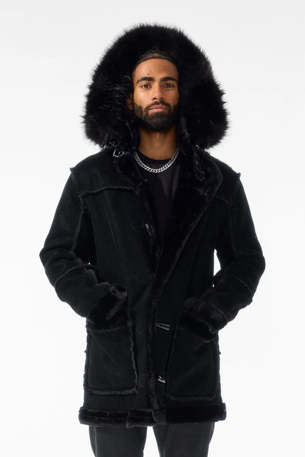 Black Denali Shearling Jacket