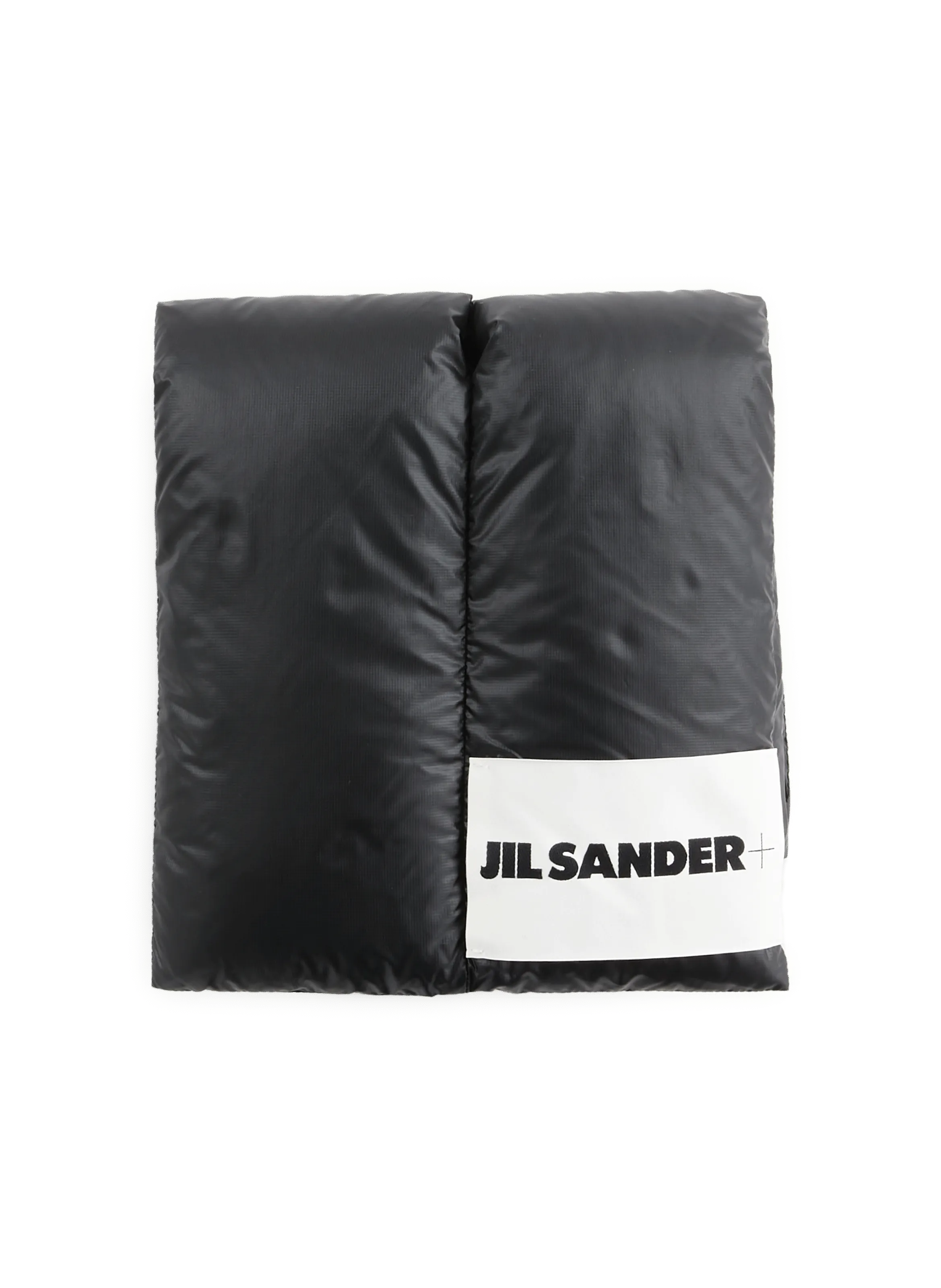 Black Jil Sander Goose Feather Down Scarf