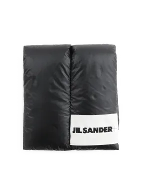 Black Jil Sander Goose Feather Down Scarf