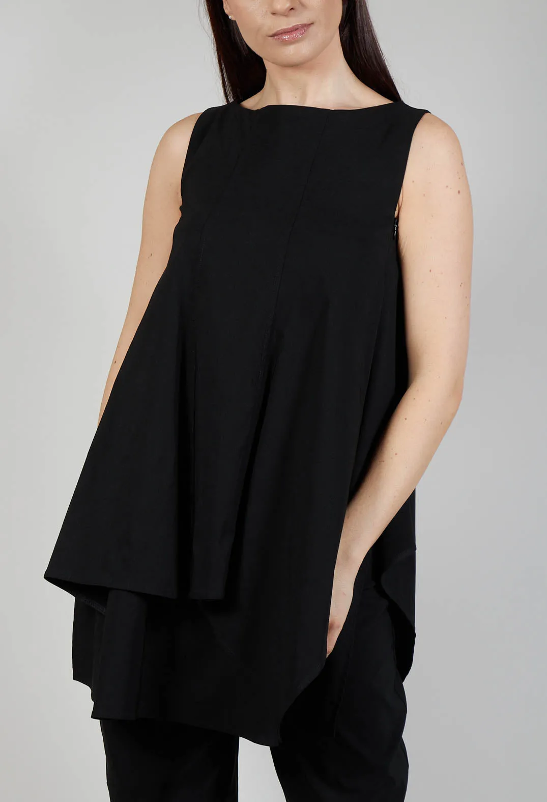 Black Pulp Fiction Tunic Top