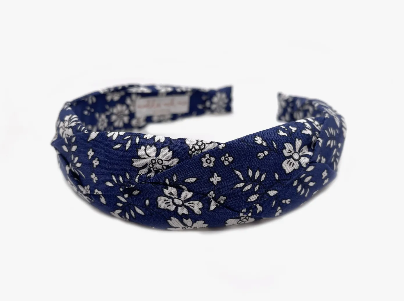 Fashionable Braided Navy Headband