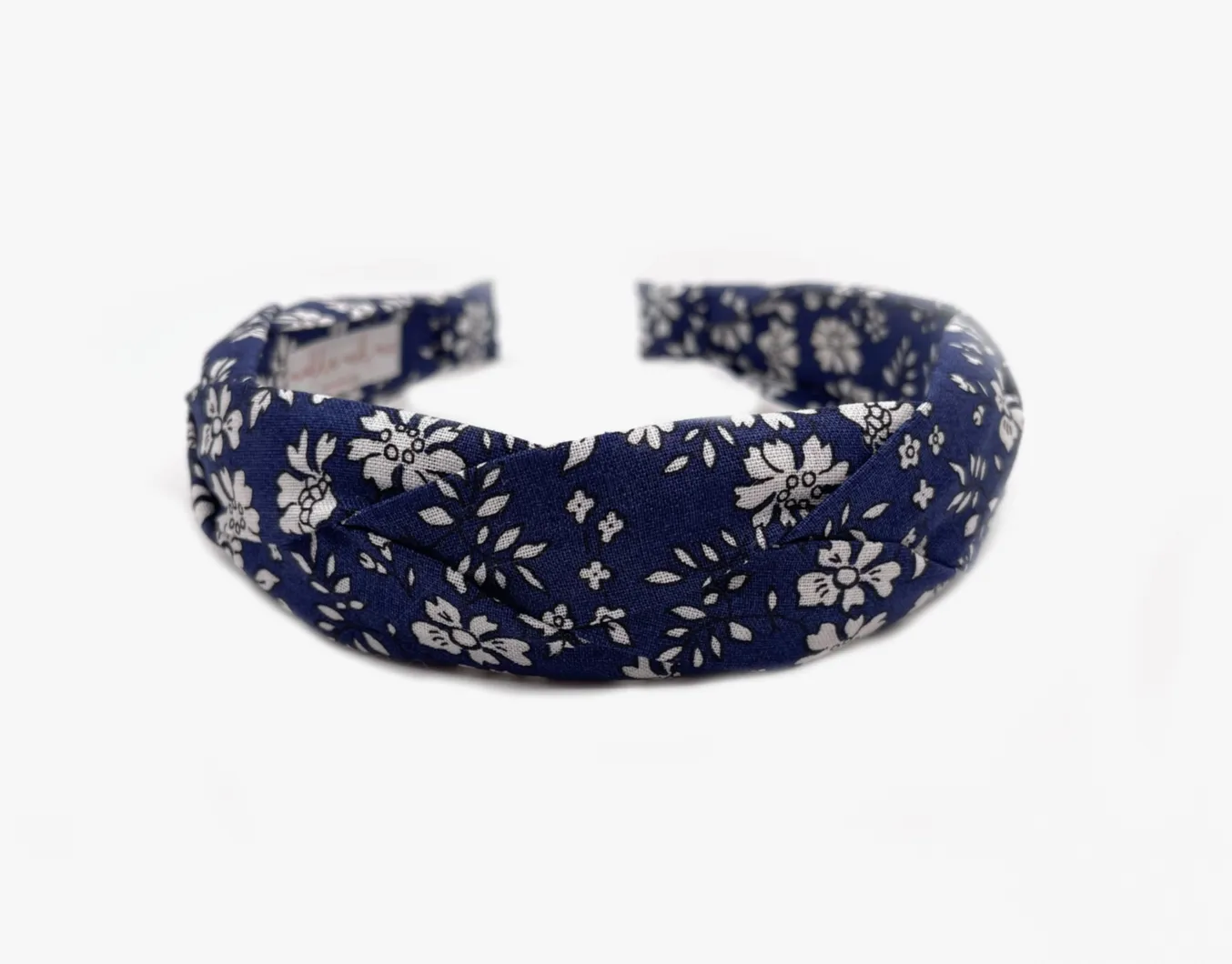 Fashionable Braided Navy Headband