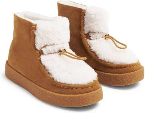 Brown Age of Innocence Aspen Faux-Shearling Boots