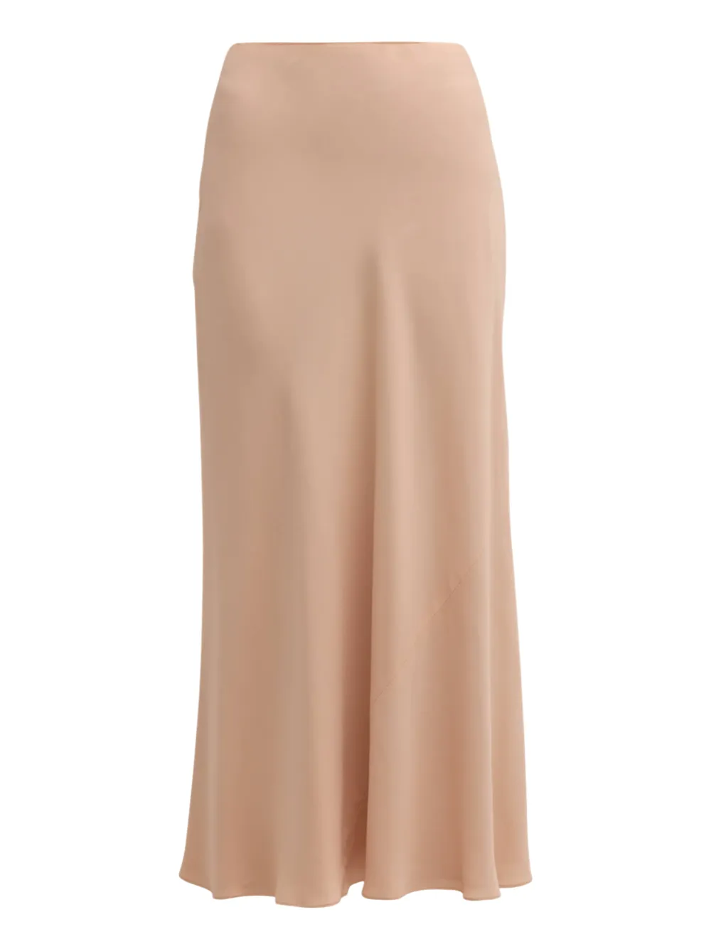 Lafayette 148 Bias Cut Flared Maxi Skirt Buff Pink