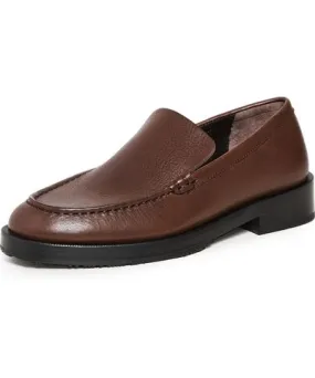 BY FAR Rafael Sequoia 35 Leather Loafers