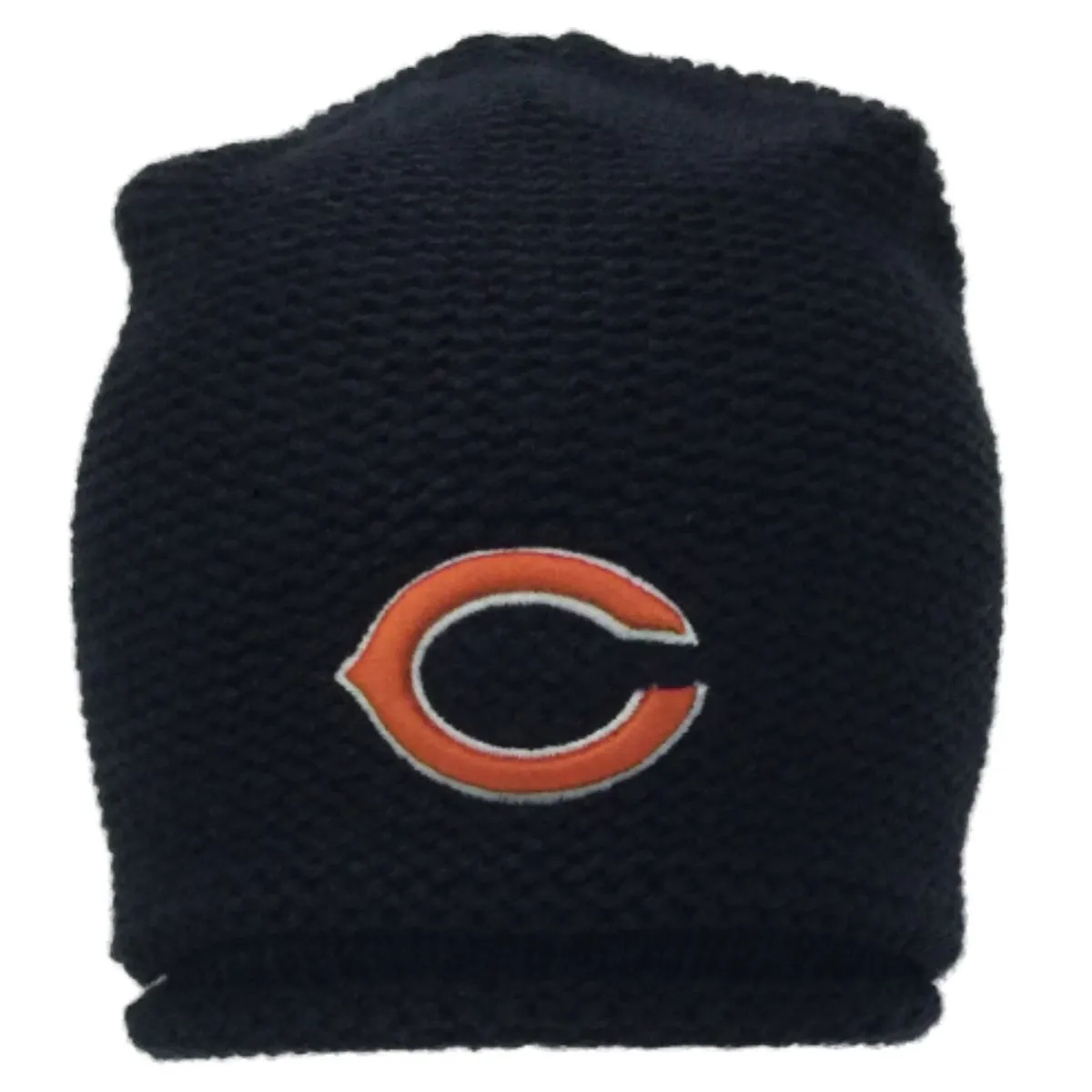 Chicago Bears Women's Navy Knit Beanie Hat with Rolled Bottom by 47 Brand