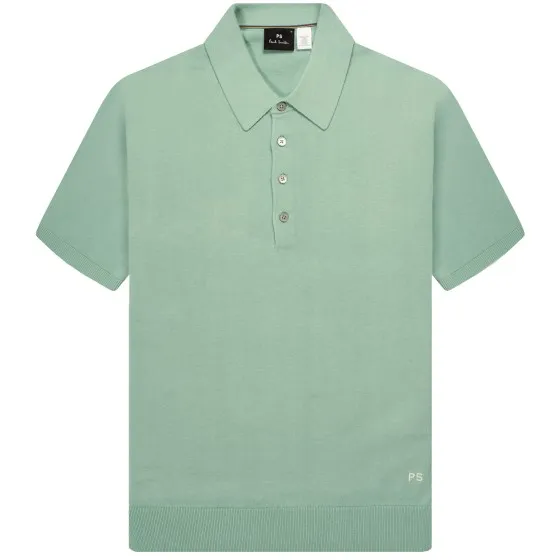 Paul Smith Green Classic Knit Polo