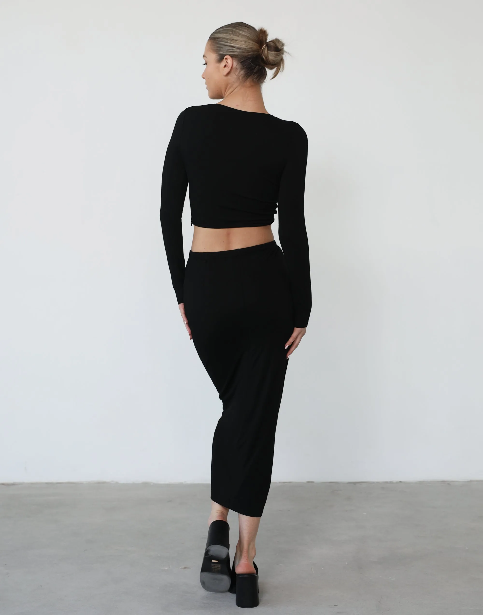 Long Sleeve Top (Black)