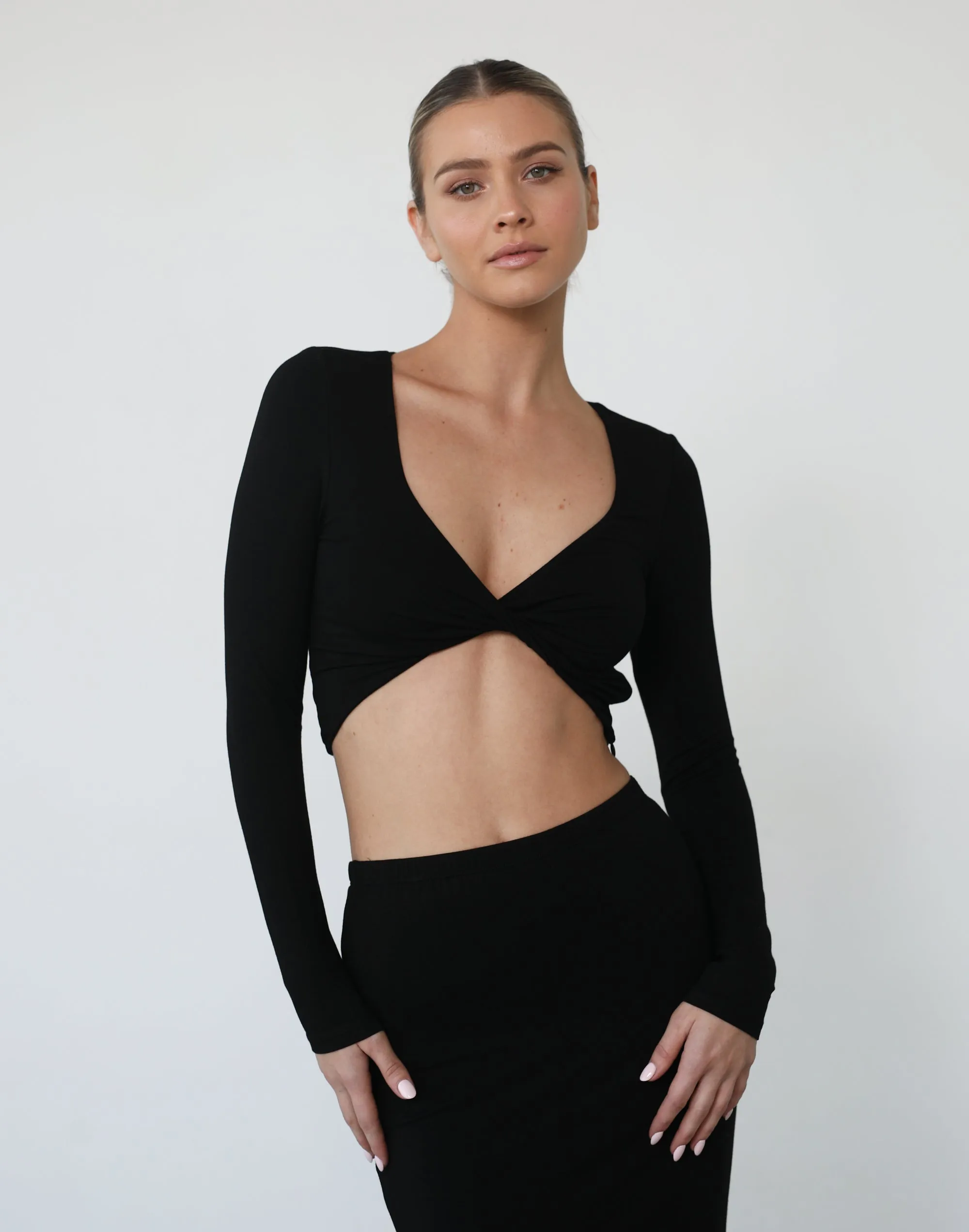 Long Sleeve Top (Black)