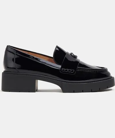 Coach Leah Patent Leather Loafers