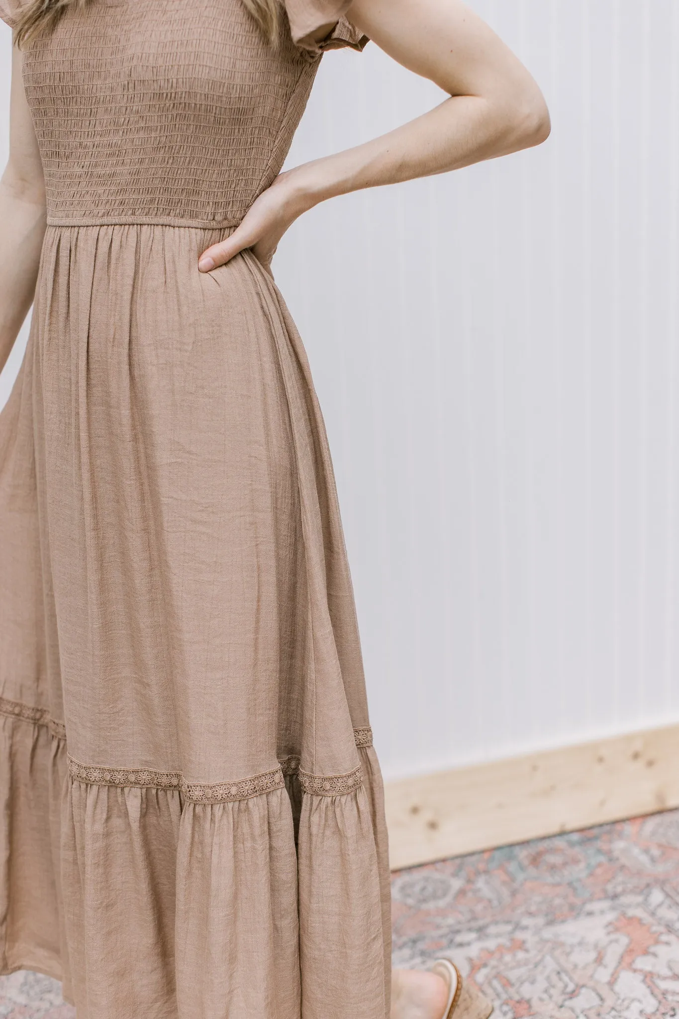 Chocolate Truffle Midi Dress