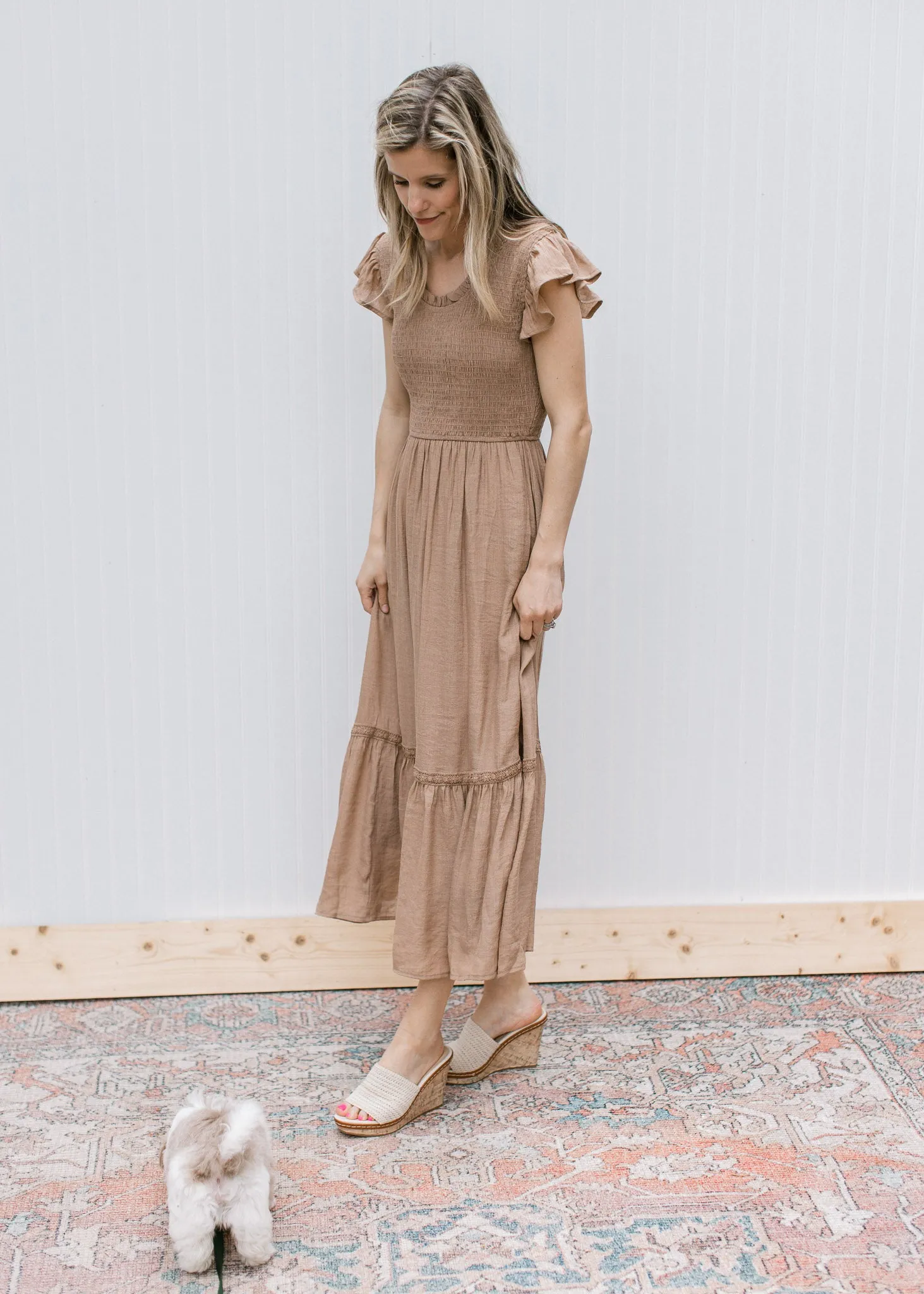 Chocolate Truffle Midi Dress