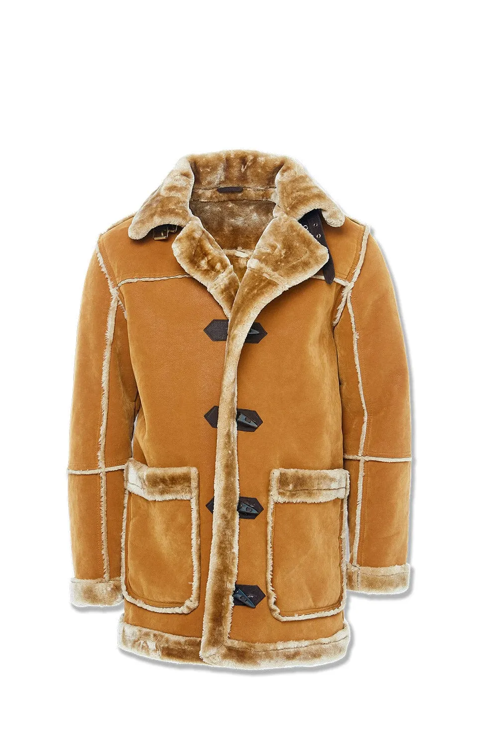 Cognac Denali Shearling Jacket