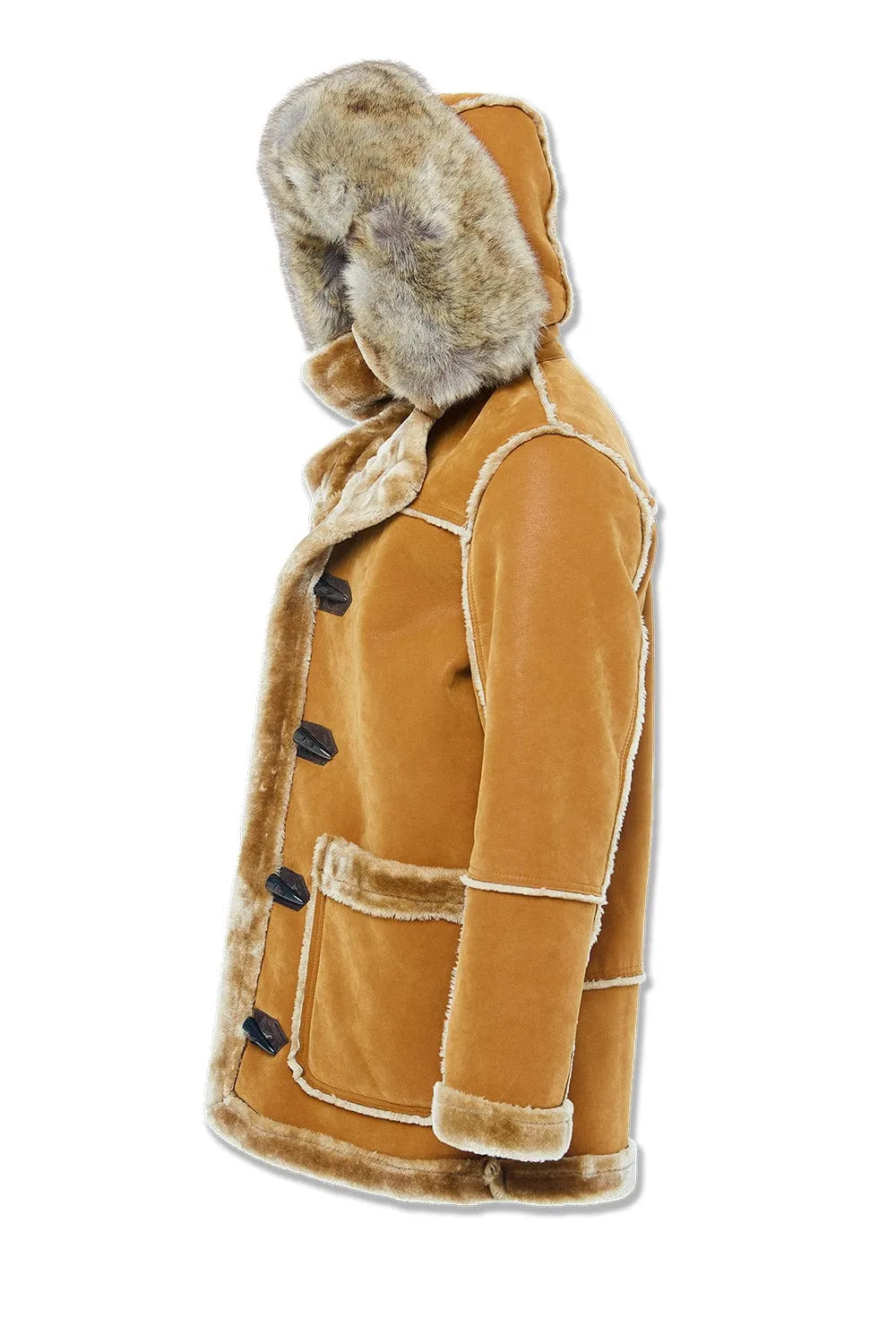 Cognac Denali Shearling Jacket