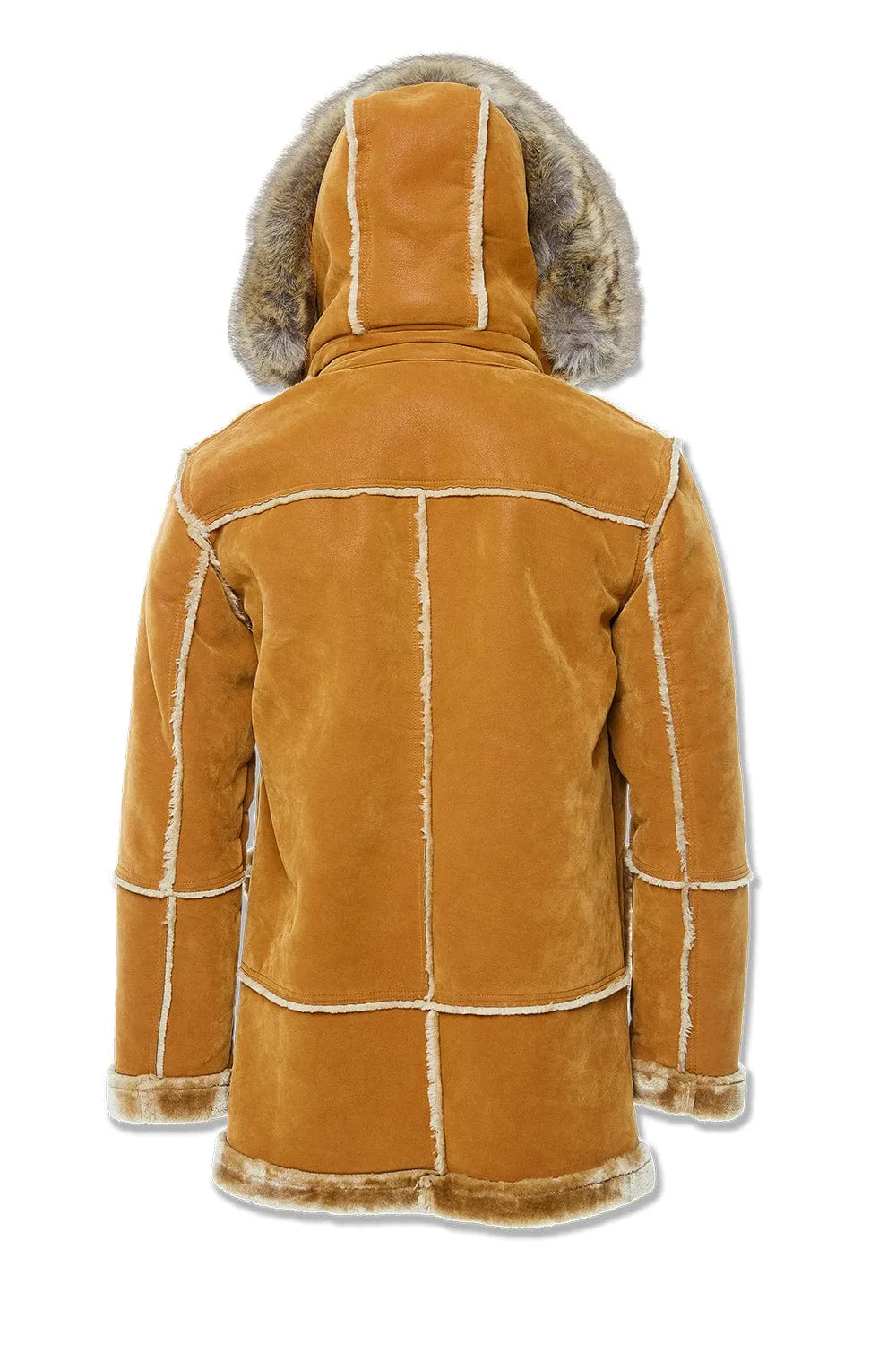 Cognac Denali Shearling Jacket