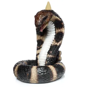 Backflow Coiled Cobra Snake Incense Burner