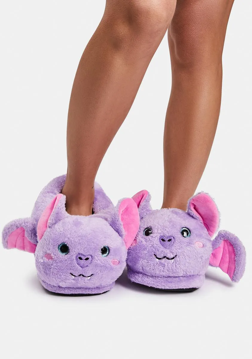 Cozy Bat Baby Slippers