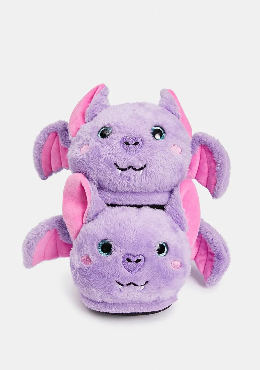 Cozy Bat Baby Slippers