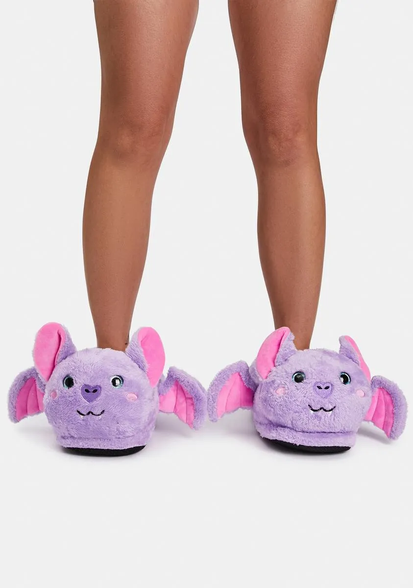 Cozy Bat Baby Slippers