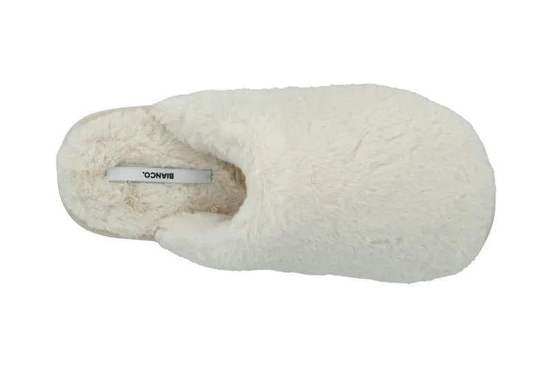 Creme Biagloria Fur Slippers