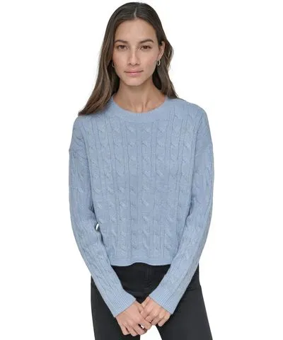 Dkny Jeans Women's Cable-Knit Sweater