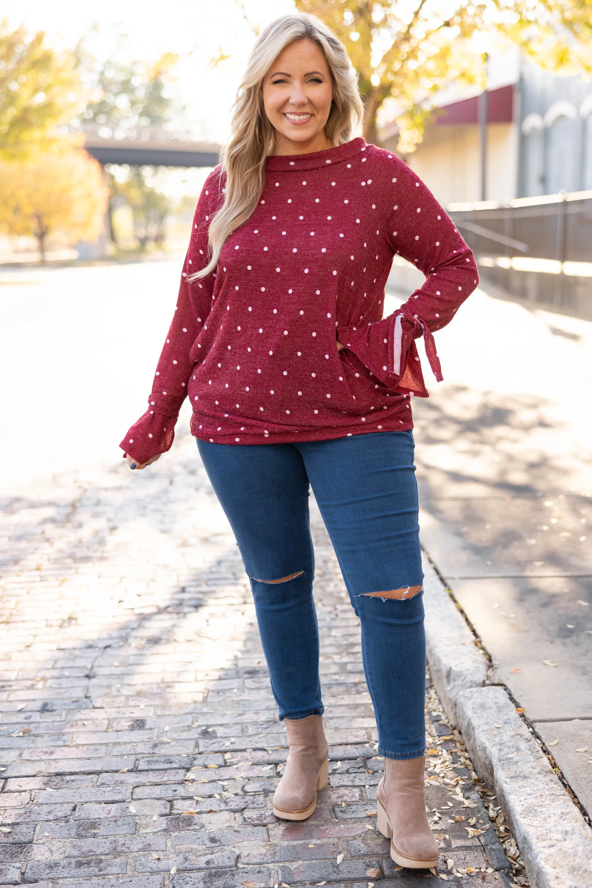 Burgundy Tunic