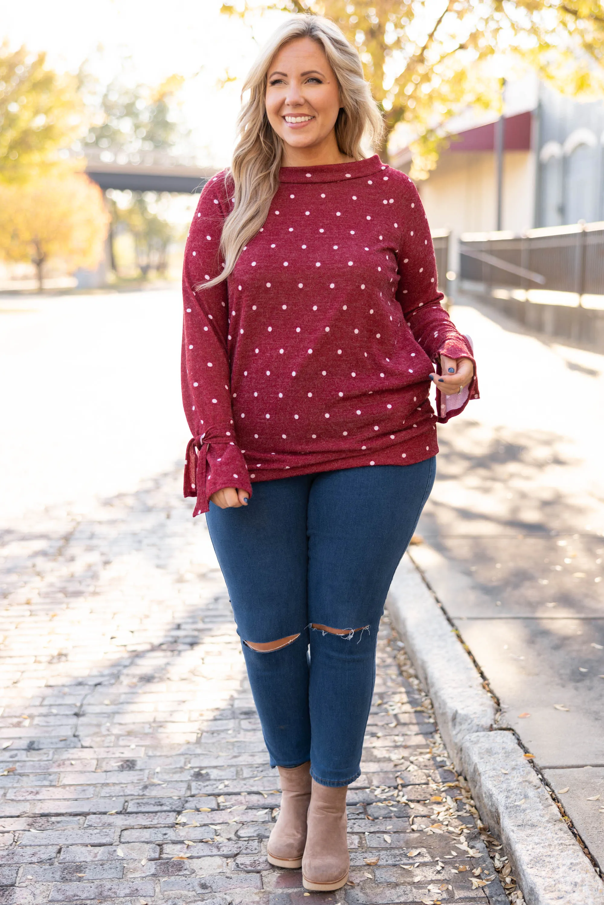 Burgundy Tunic