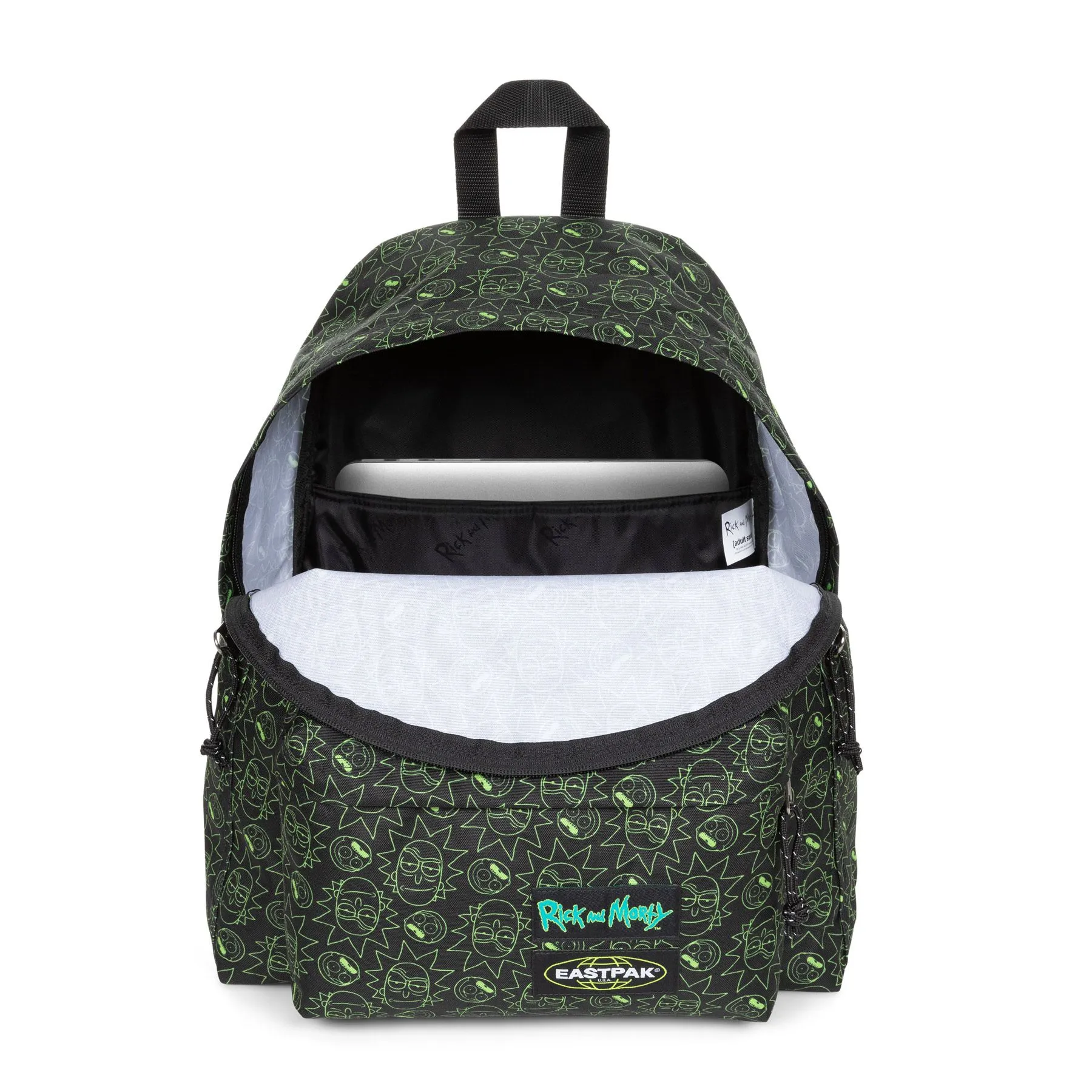 Black SAC EASTPAK DAY PAK'R with Rick & Morty Design