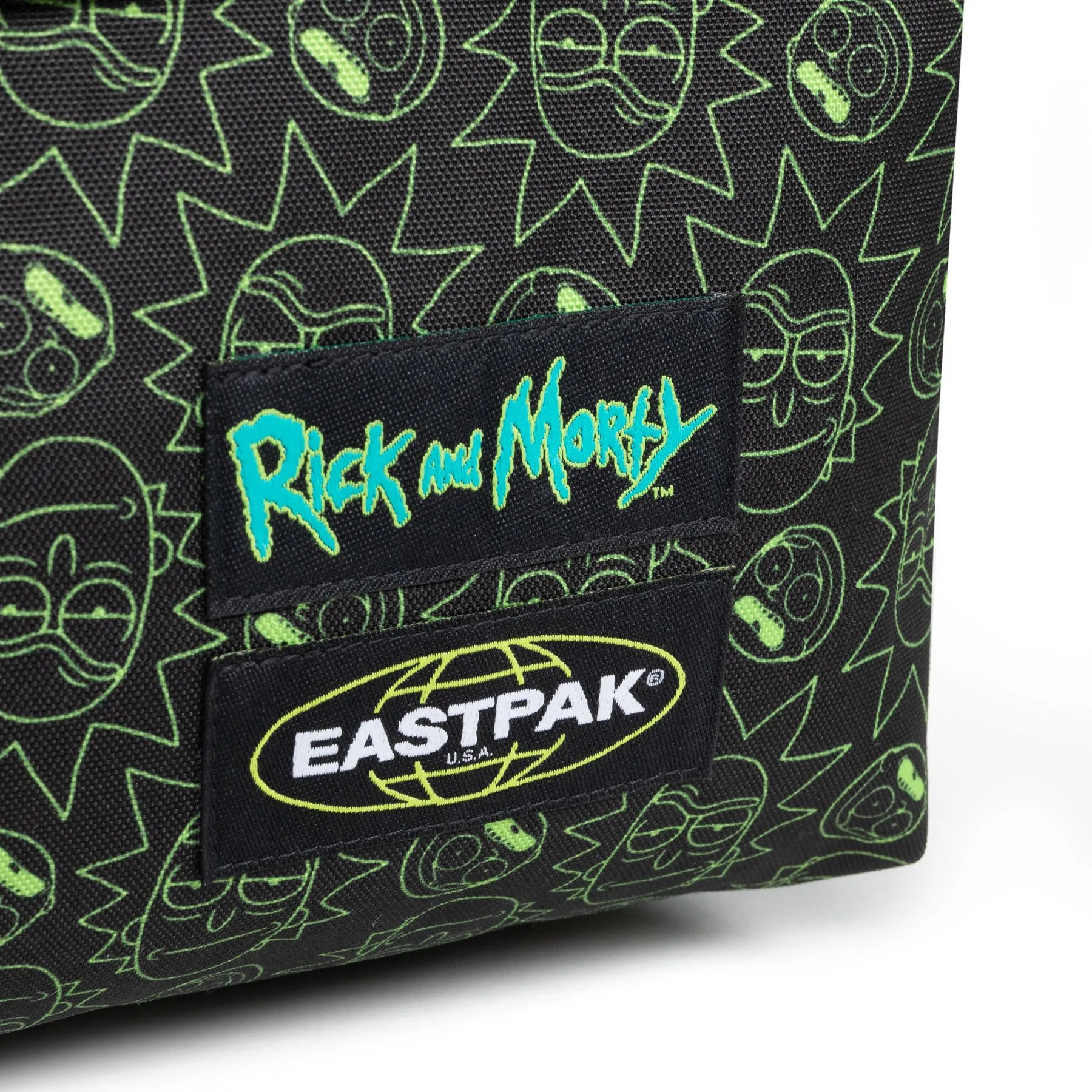 Black SAC EASTPAK DAY PAK'R with Rick & Morty Design