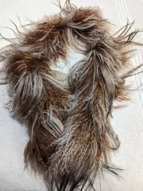 Fancy Tibet Goat Fur Scarf