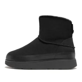 Shearling Boots FitFlop GEN-FF Mini Double-Faced Shearling Boots Black