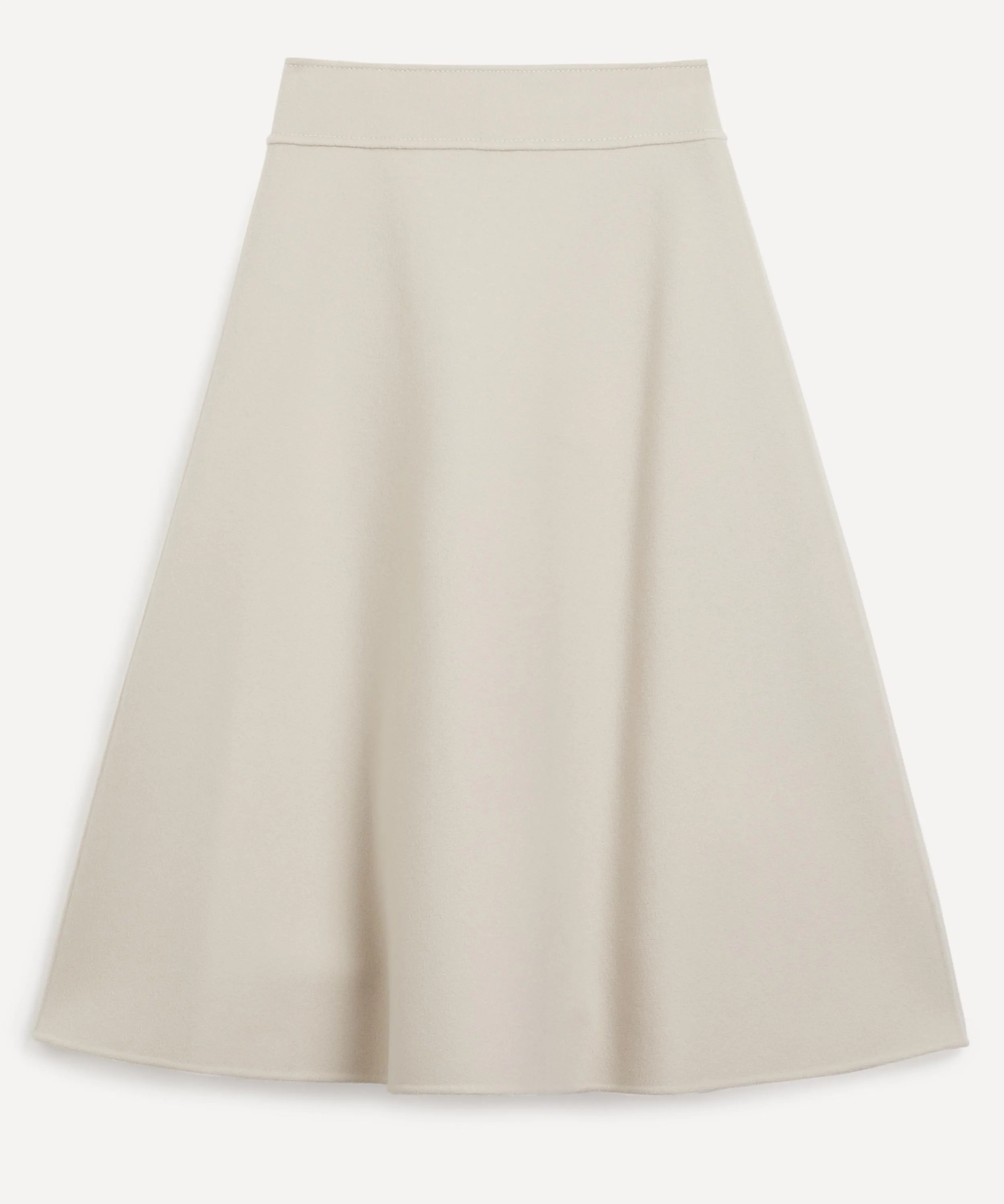 Flared A-Line Wool Skirt