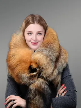 Fox Fur Scarf for Women