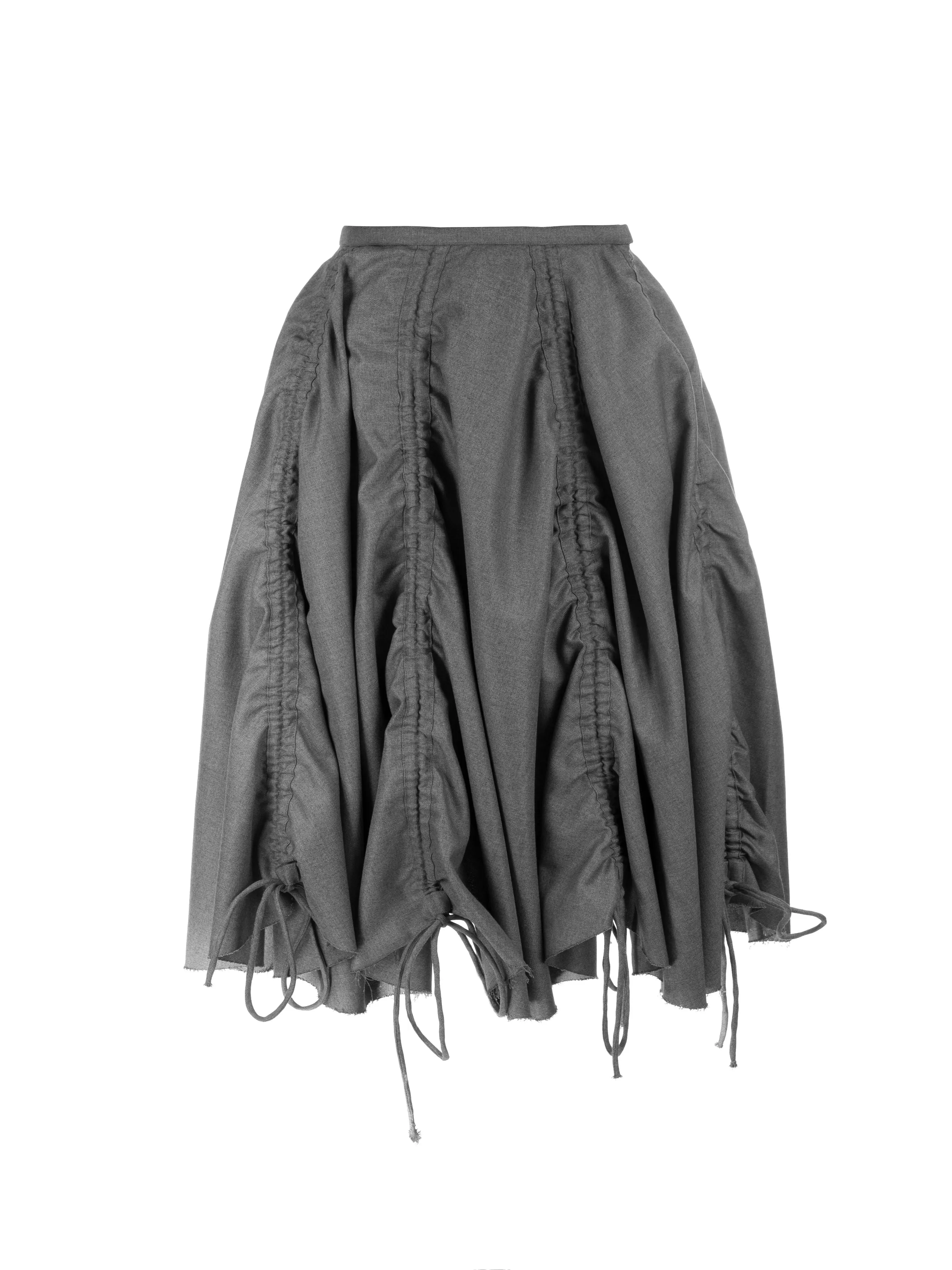 Gathered Skirt - Grey