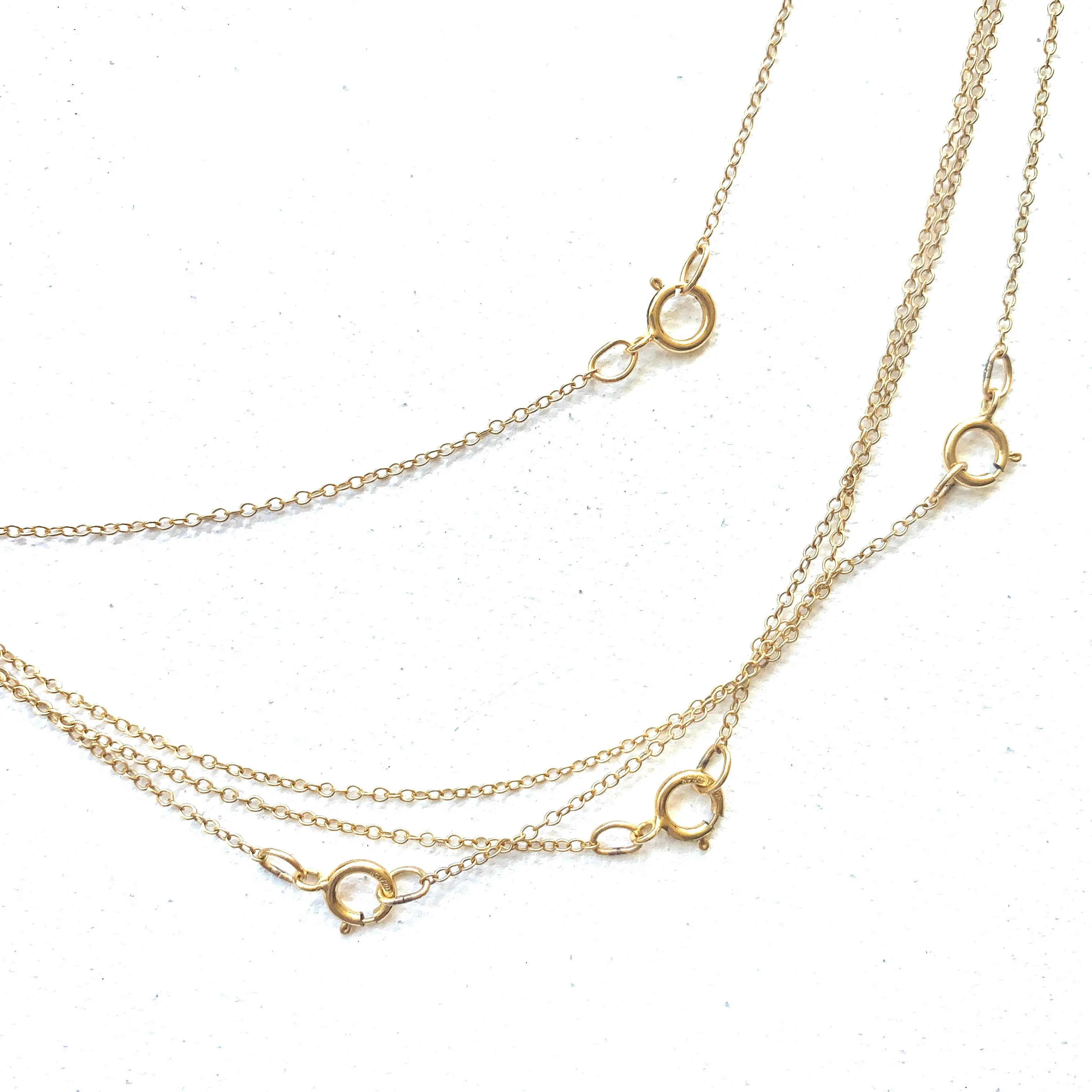 Gold Cable Chain Necklace