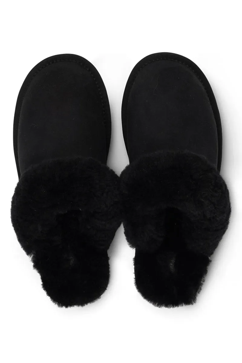 Gossa Beluga Shearling Slippers from Lovelies