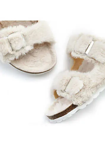 Grattan Faux Fur Slippers by LASCANA