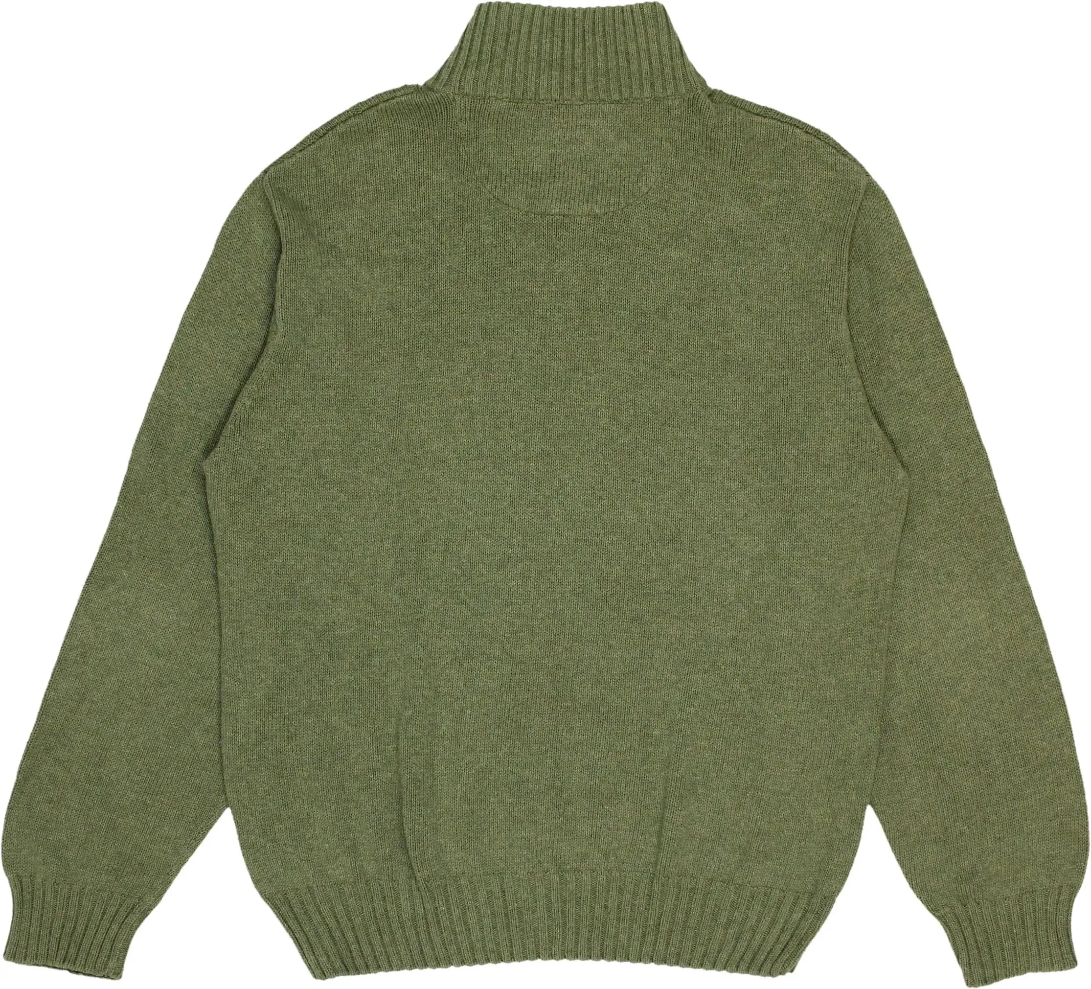 Green Cable Knit Sweater from ThriftTale