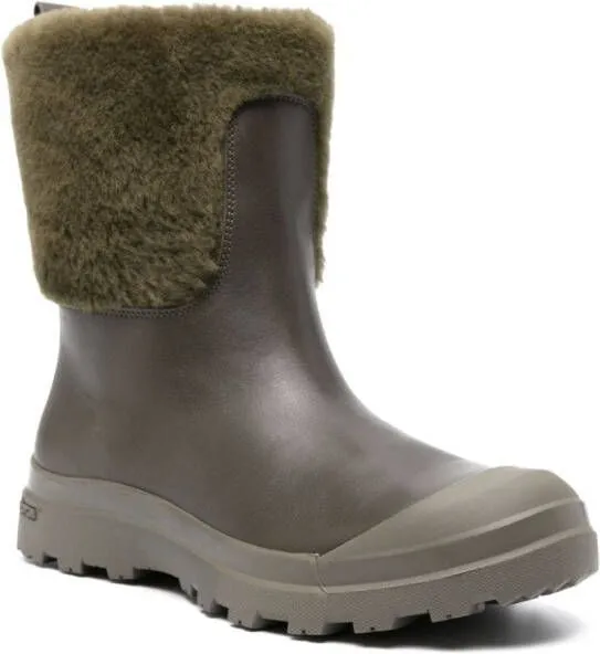 Green Officine Creative Pallet Shearling Boots