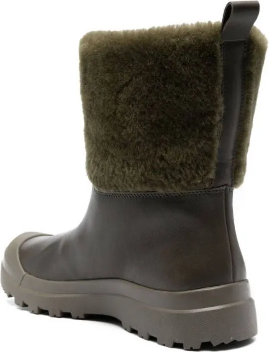 Green Officine Creative Pallet Shearling Boots