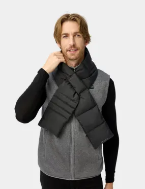 Heated Puffer Down Scarf Long